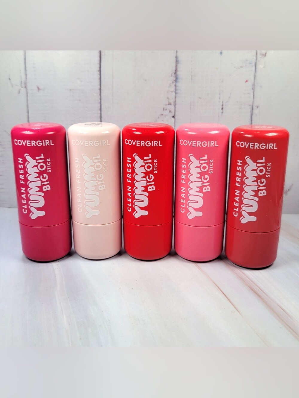 CoverGirl Clean Fresh Yummy Big Oil Stick Bundle NEW!